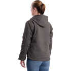 Berne Women's XL Titanium Heathered Duck Hooded Jacket Image 3