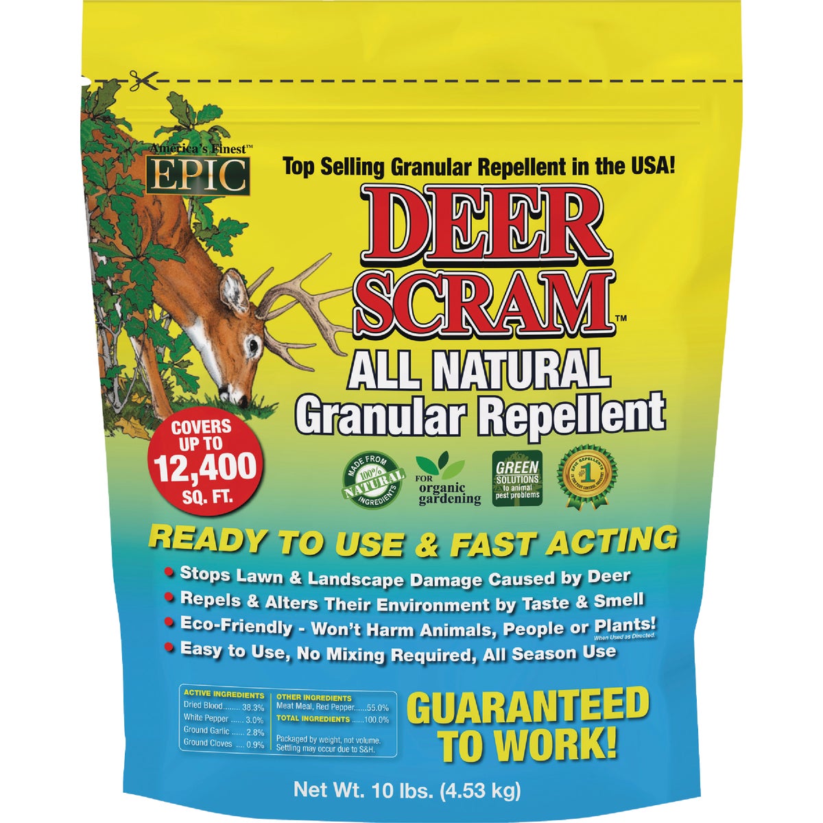 Deer Scram 10 Lb. Granules Deer Repellent
