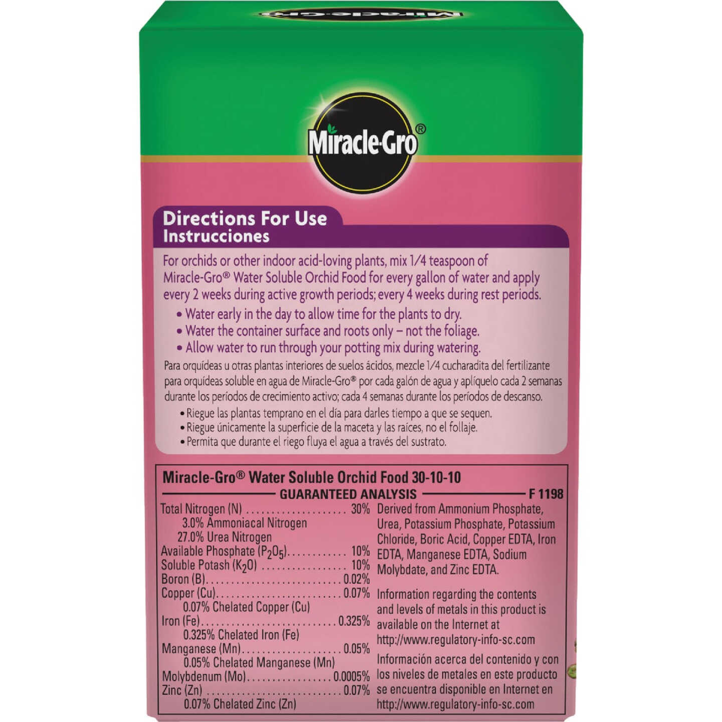 Miracle-Gro 8 Oz. Water Soluble Orchid Food Image 7
