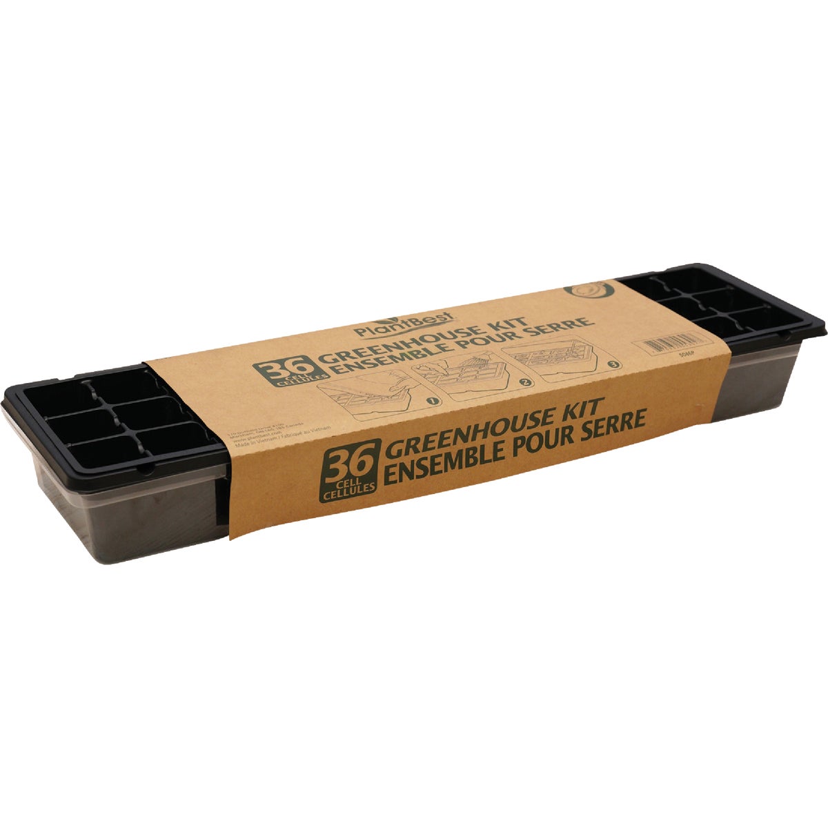 PlantBest 36-Cell Plastic Windowsill Greenhouse Seed Starter Kit Image 7