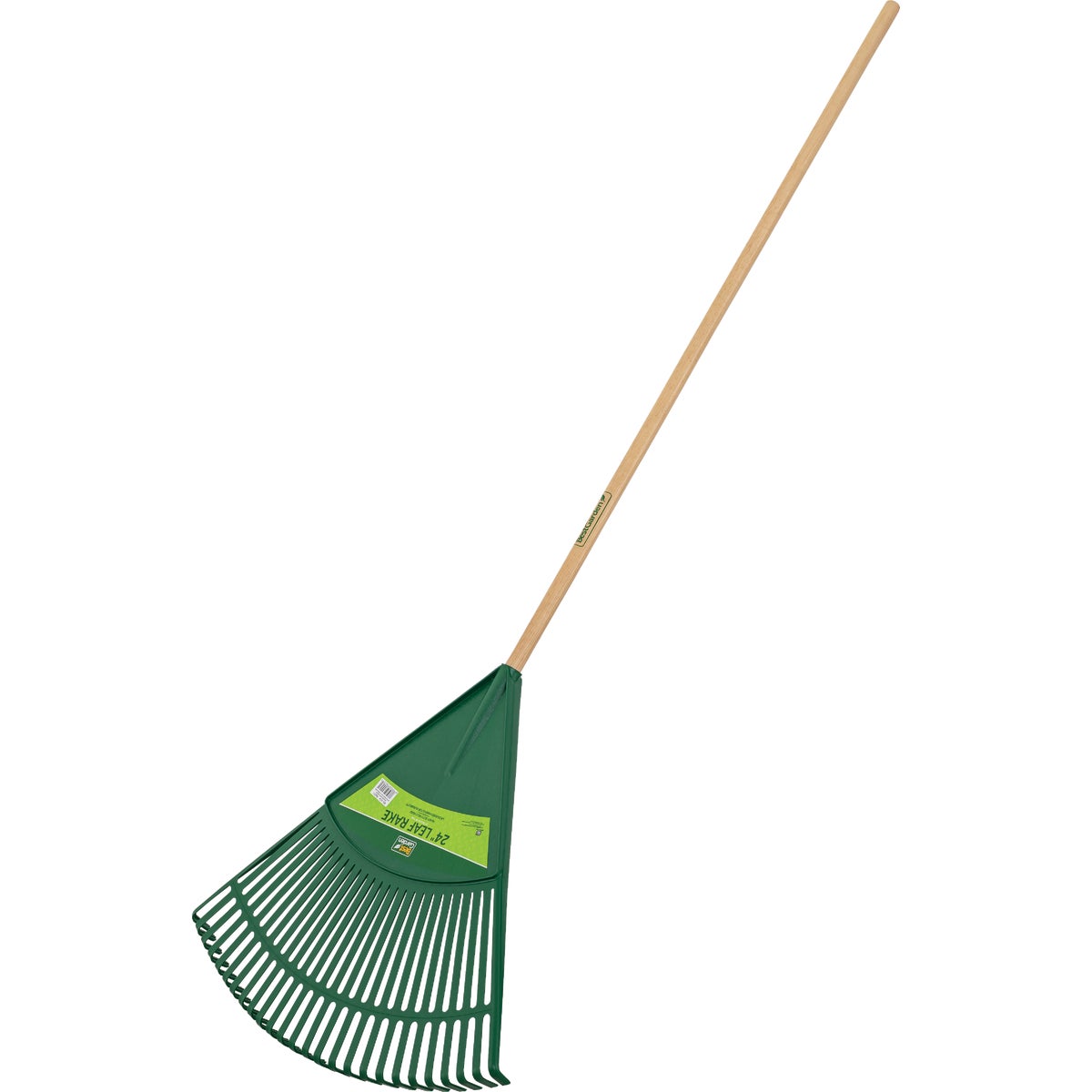 Best Garden 24 In. Poly Leaf Rake with 48 In. Wood Handle (26-Tine) Image 2