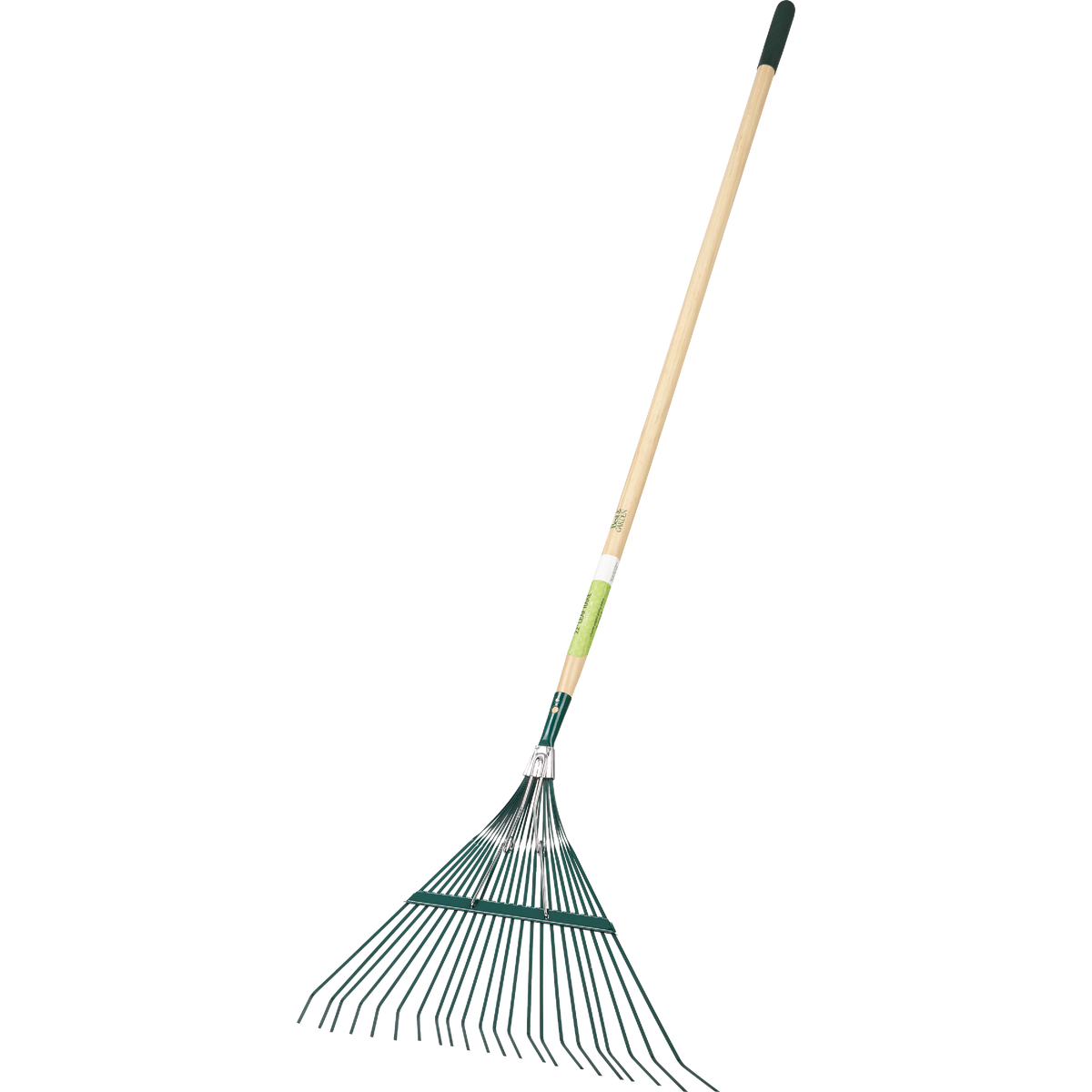Best Garden 22 In. Steel Leaf Rake with 48 In. Wood Handle (22-Tine)