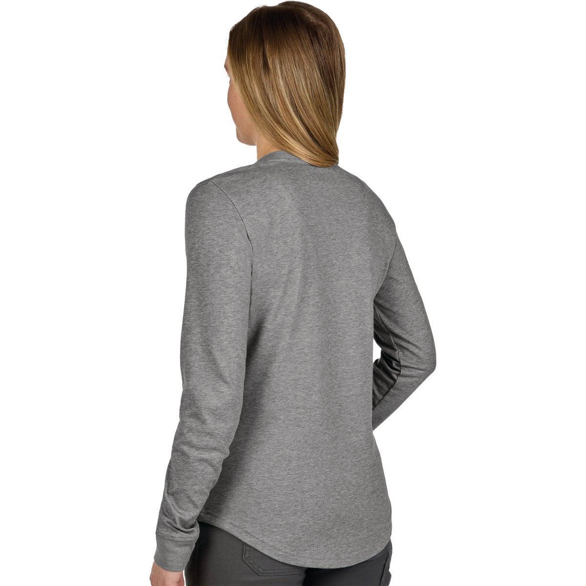 Milwaukee FREEFLEX Women's Medium Gray Long Sleeve Hybrid T-Shirt Image 7