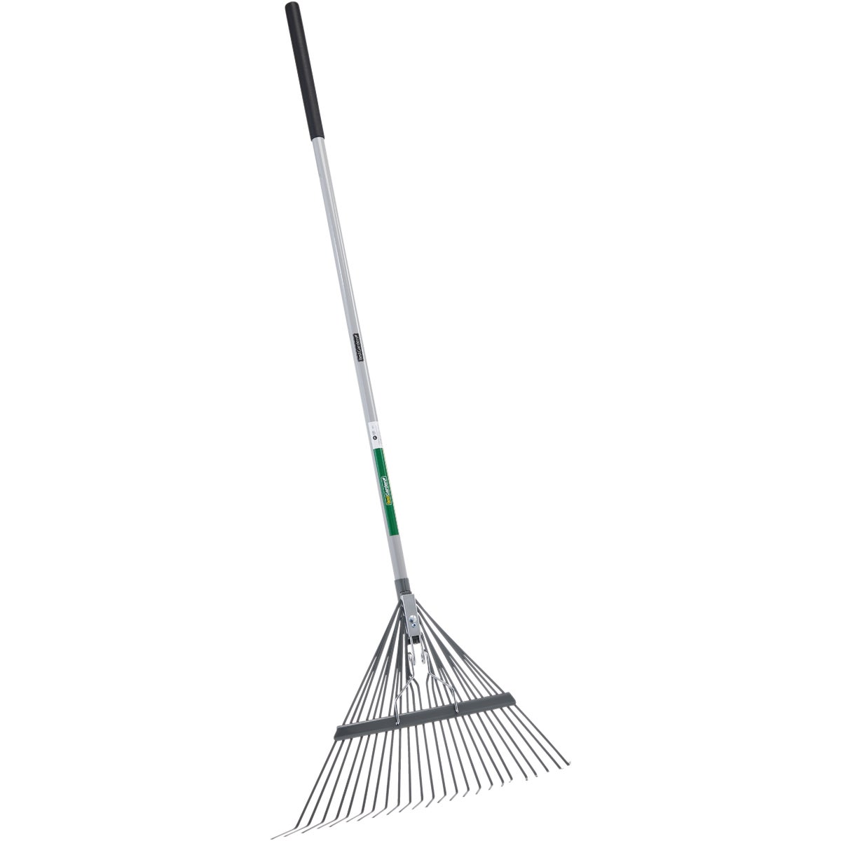 Best Garden 24 In. Steel Leaf Rake with 50 In. Fiberglass Handle (24-Tine)
