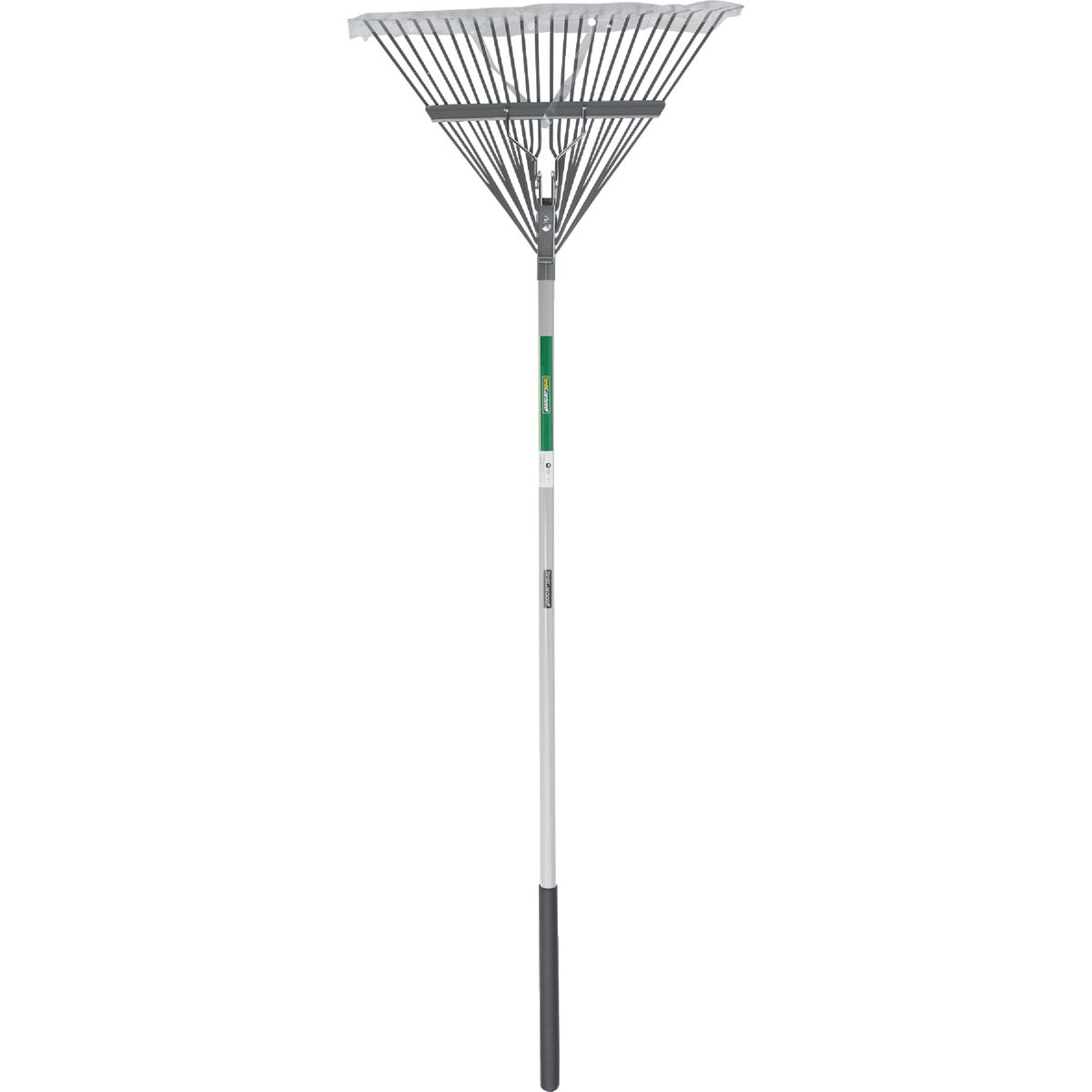 Best Garden 24 In. Steel Leaf Rake with 50 In. Fiberglass Handle (24-Tine) Image 2