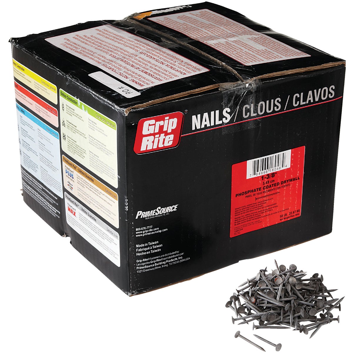 Do it Best 1-3/8 In. 12.5 ga Phosphate Coated Drywall Nails (16,000 Ct., 50 Lb.) Image 4