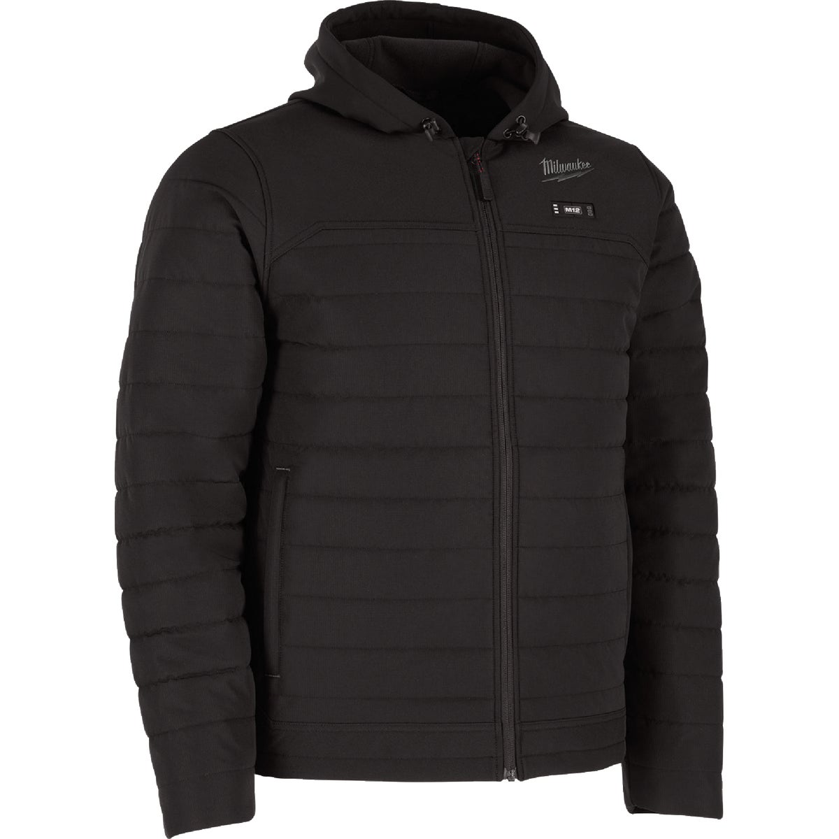 Milwaukee M12 AXIS Men's Black Cordless Heated Jacket, 2XL Image 3