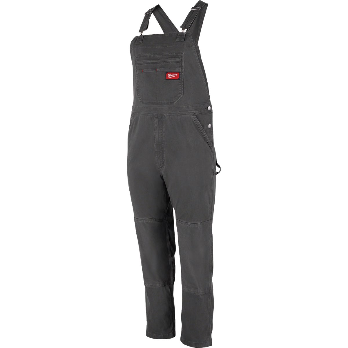 Milwaukee FREEFLEX Men's 40x34 Gray Unlined Bib Overalls Image 5