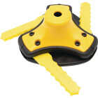 Shakespeare Push-N-Load 3-Blade Fixed Feed Universal Shaft Replacement Trimmer Head Image 5