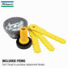 Shakespeare Push-N-Load 3-Blade Fixed Feed Universal Shaft Replacement Trimmer Head Image 6