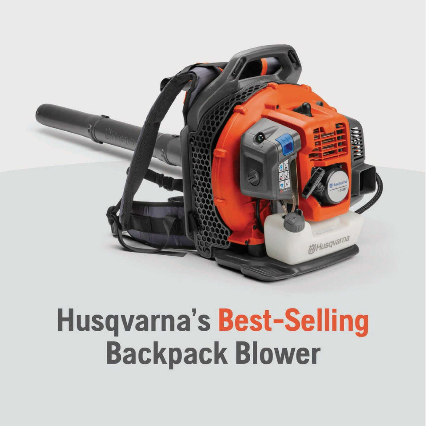Husqvarna 150BT 50.2cc 2-Cycle Gas 434 CFM 251 MPH Backpack Leaf Blower Image 4