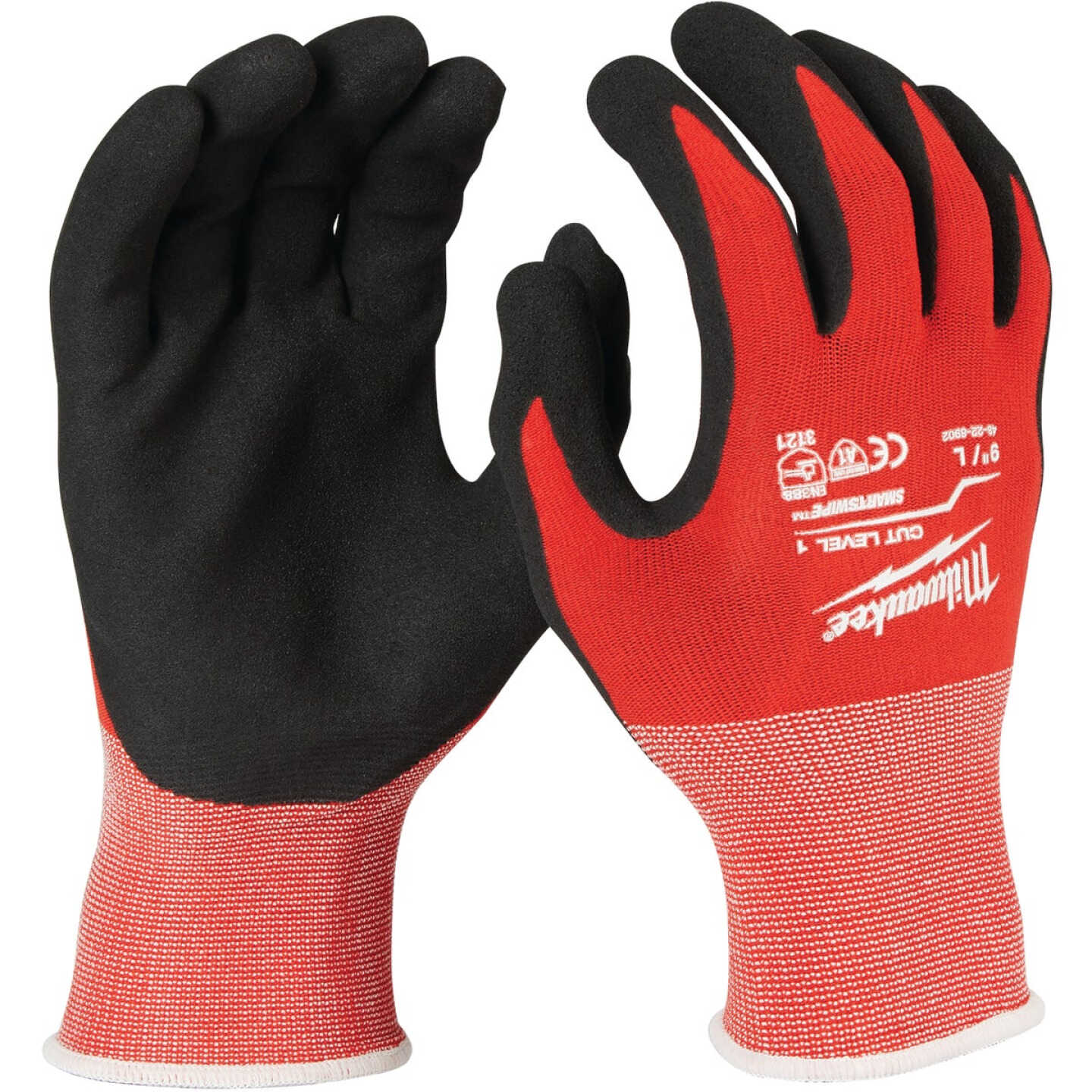 Milwaukee Unisex Large Nitrile Coated Cut Level 1 Work Glove Image 1