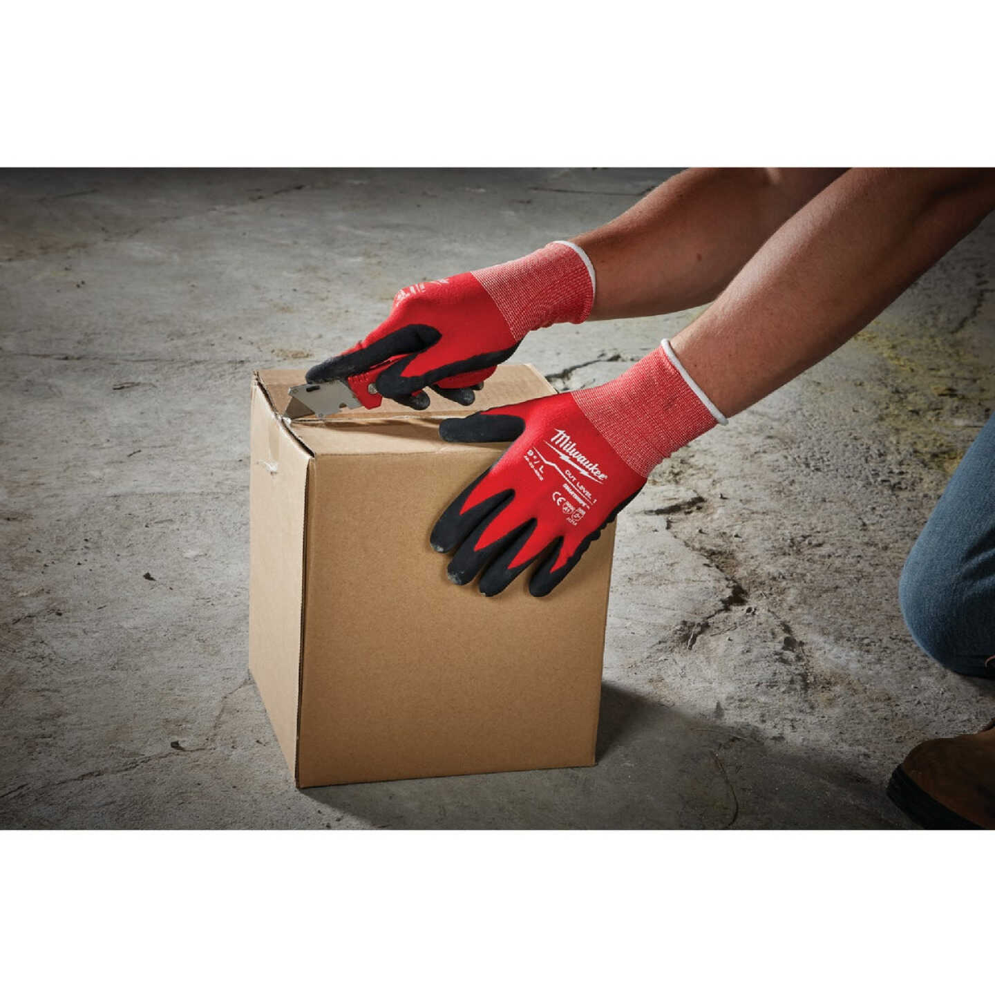 Milwaukee Unisex Large Nitrile Coated Cut Level 1 Work Glove Image 2