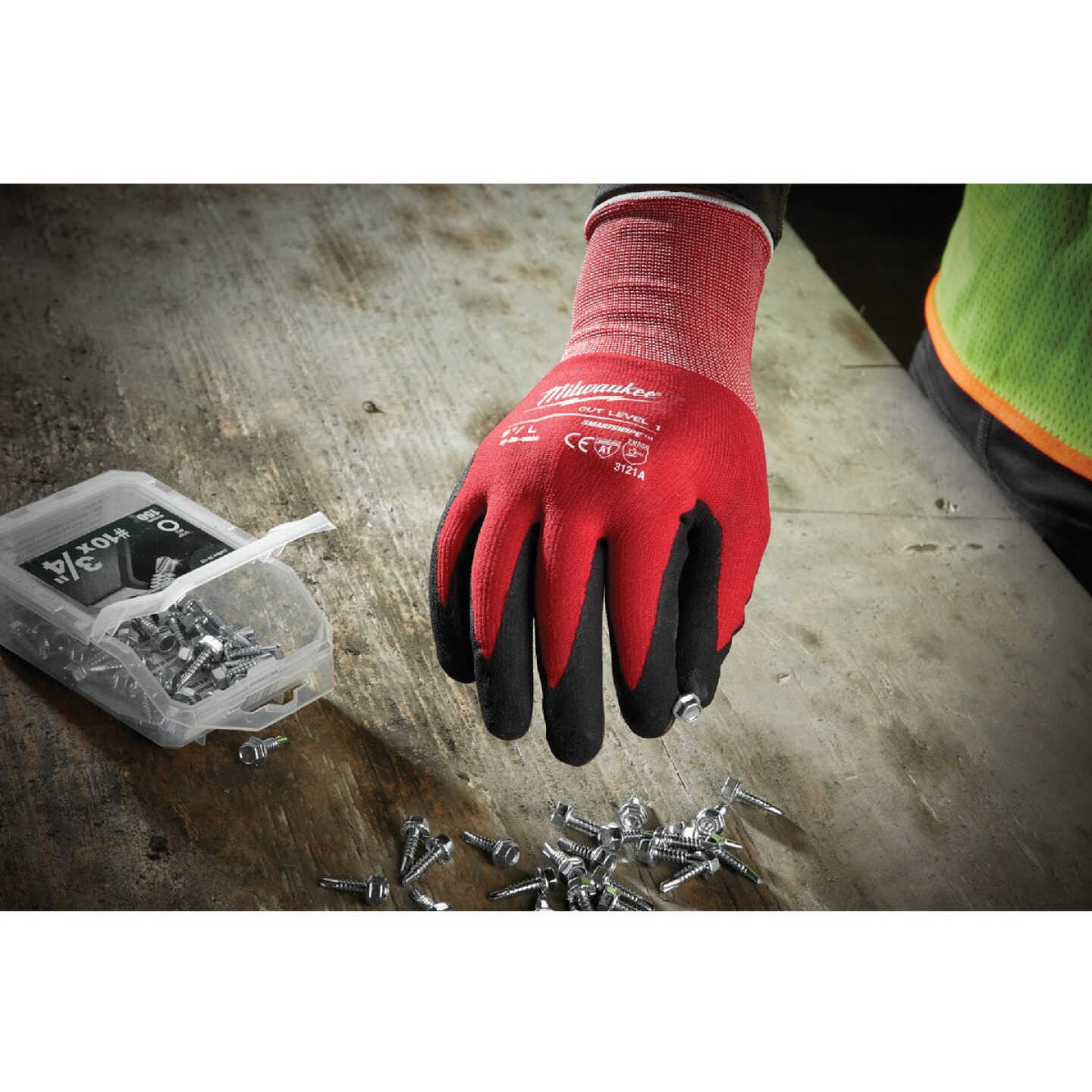Milwaukee Unisex Large Nitrile Coated Cut Level 1 Work Glove Image 3