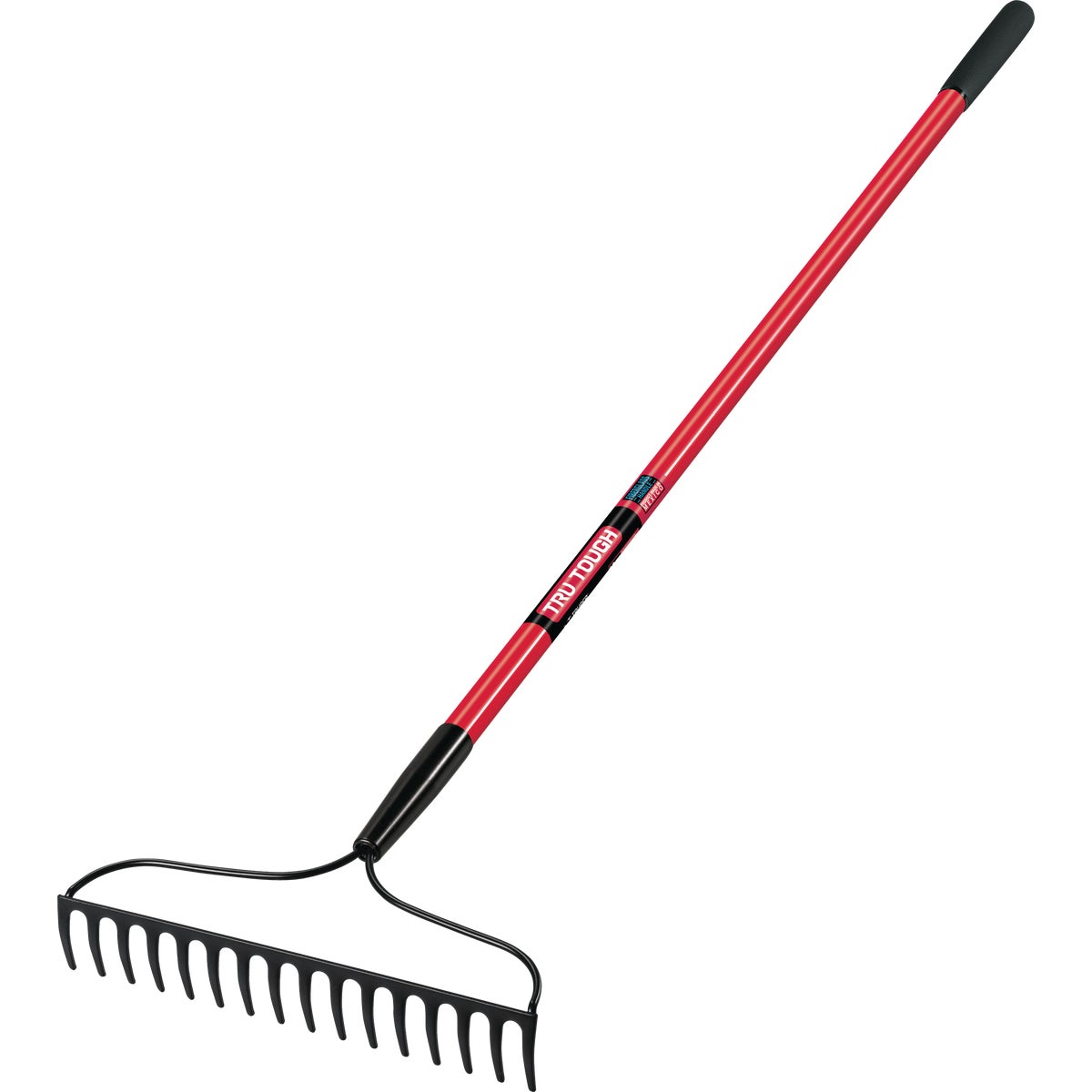 Truper Tru Tough 54 In. Fiberglass Handle Steel Bow Rake (16-Tine)