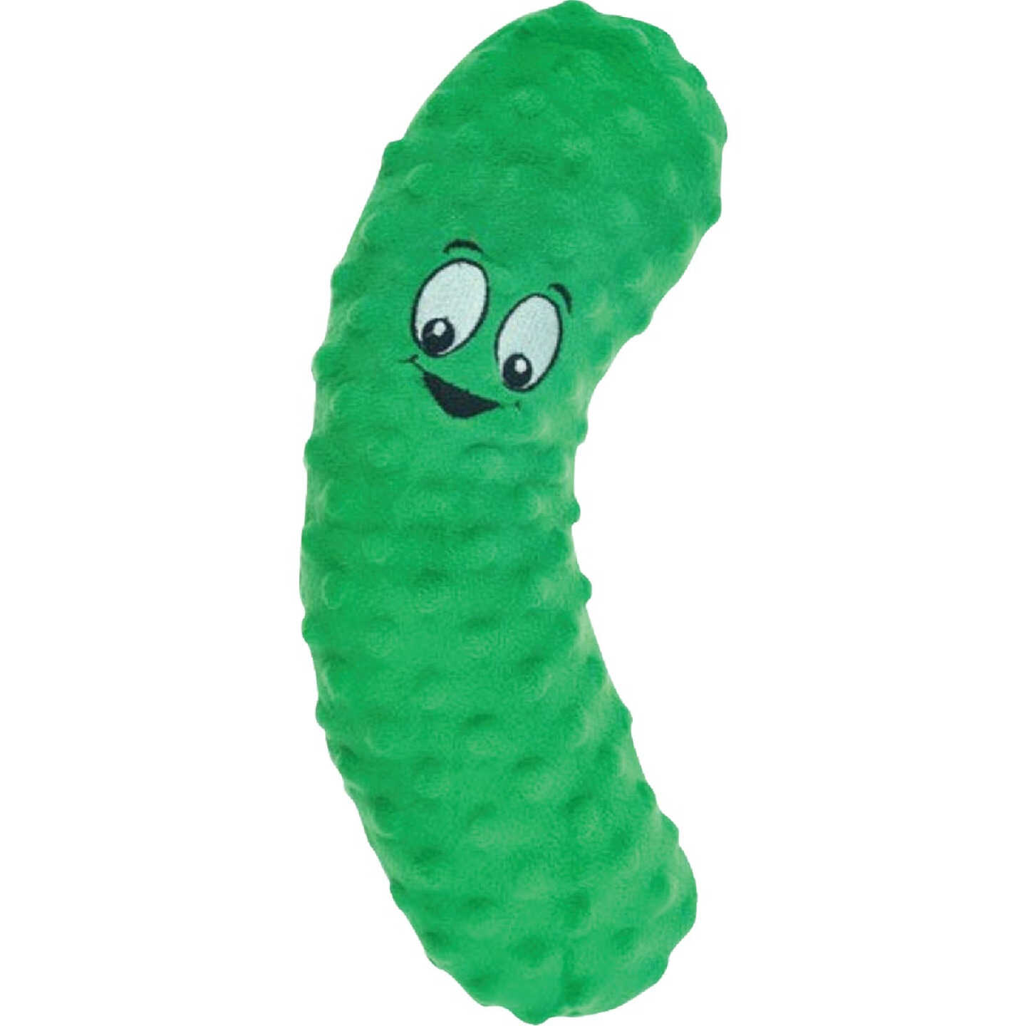 Boss Pet Chomper Food Junkeez Plush Pickle Small Dog Toy Image 3