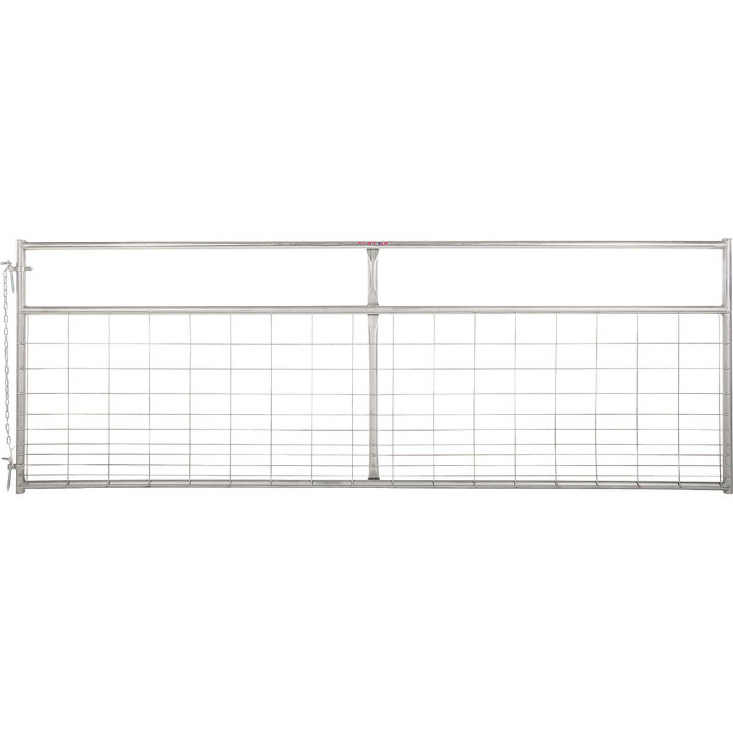 Tarter Watchman 50 In. H. x 12 Ft. L. x 1-3/4 In. Tube Diameter Galvanized Tube Gate Image 1