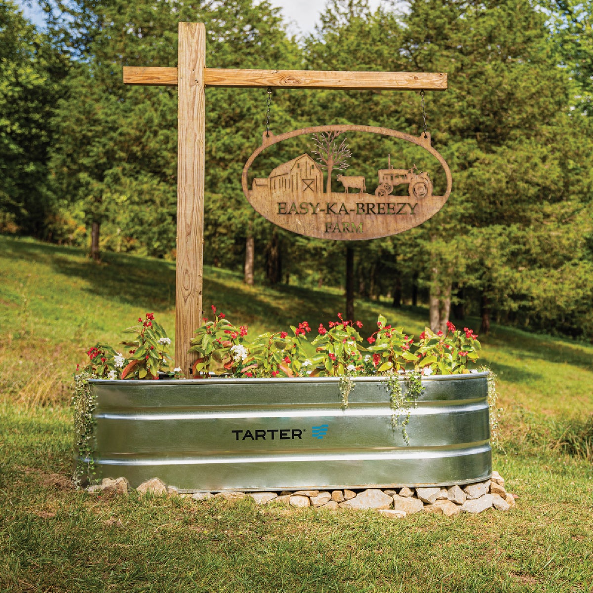 Tarter 169 Gal. Zinc-Coated Steel Galvanized Stock Tank Image 3