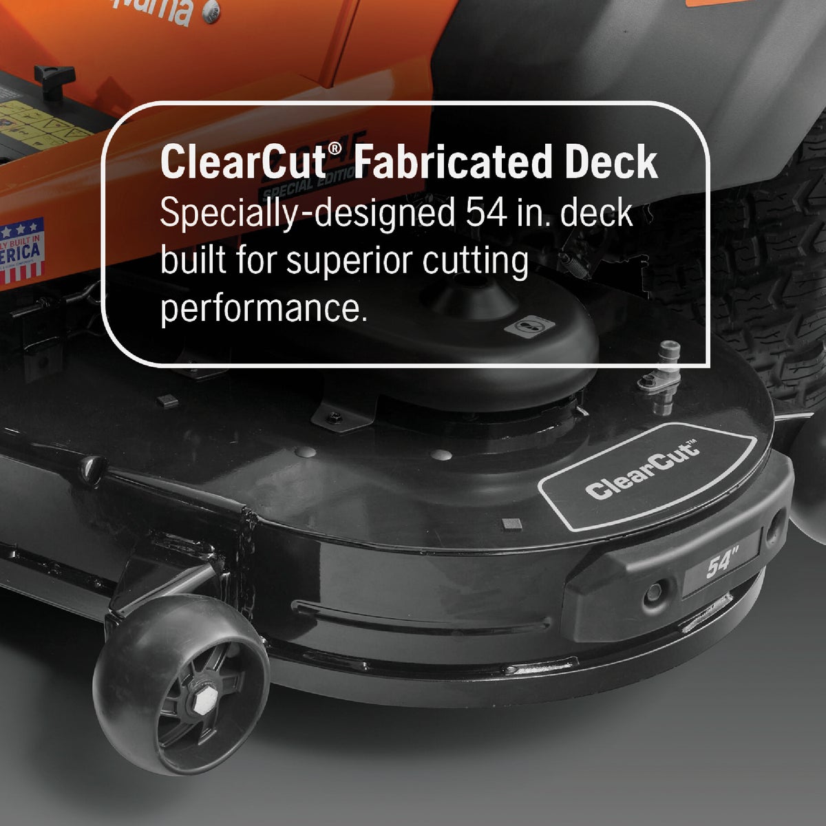 Husqvarna Z254F Special Edition 54 In. 23HP V-Twin Zero-Turn Riding Lawn Mower Image 3