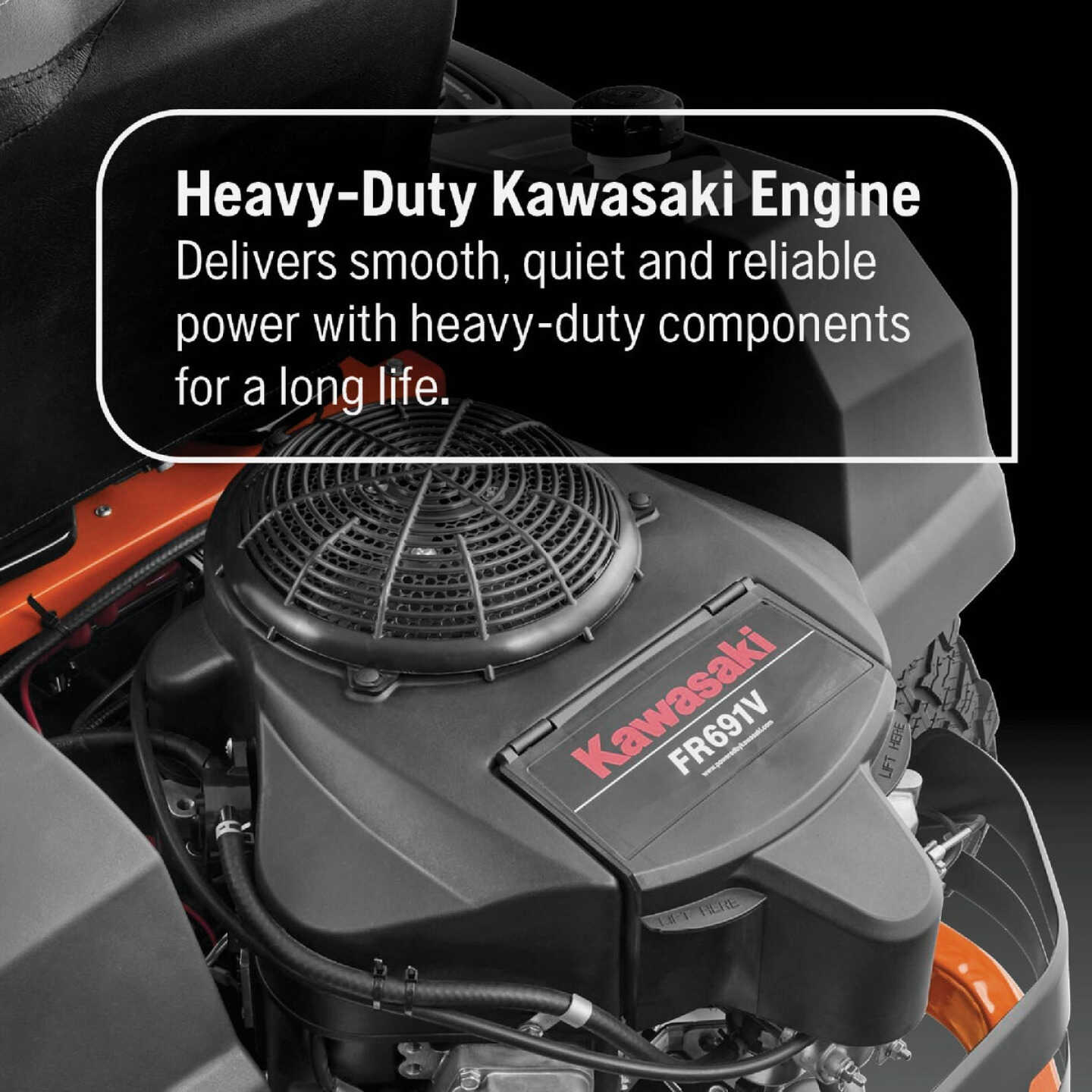 Husqvarna Z254F Special Edition 54 In. 23HP V-Twin Zero-Turn Riding Lawn Mower Image 8