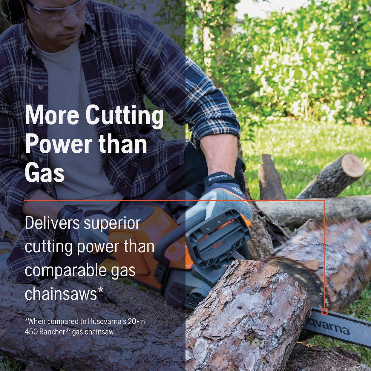 Husqvarna 350i Power Axe 18 In. Battery Chainsaw Kit Image 4