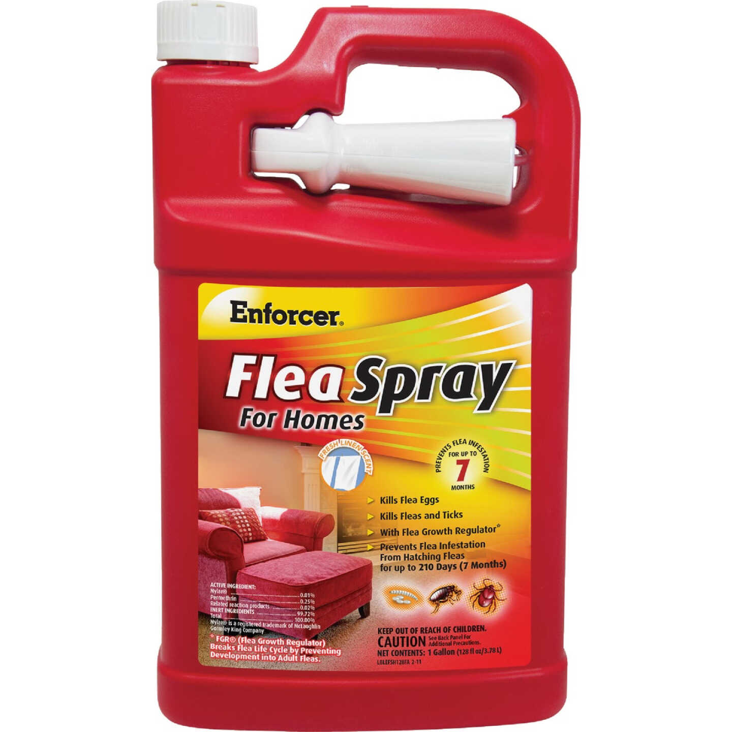 Enforcer 128 Oz. Ready To Use Trigger Spray Tick & Flea Killer For Homes Image 1