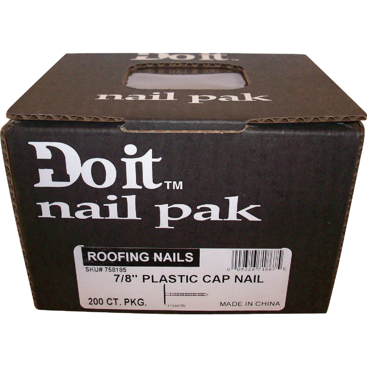 Do it 7/8 In. 12 ga Electrogalvanized Cap Nails (200 Ct., 1 Lb.) Image 2