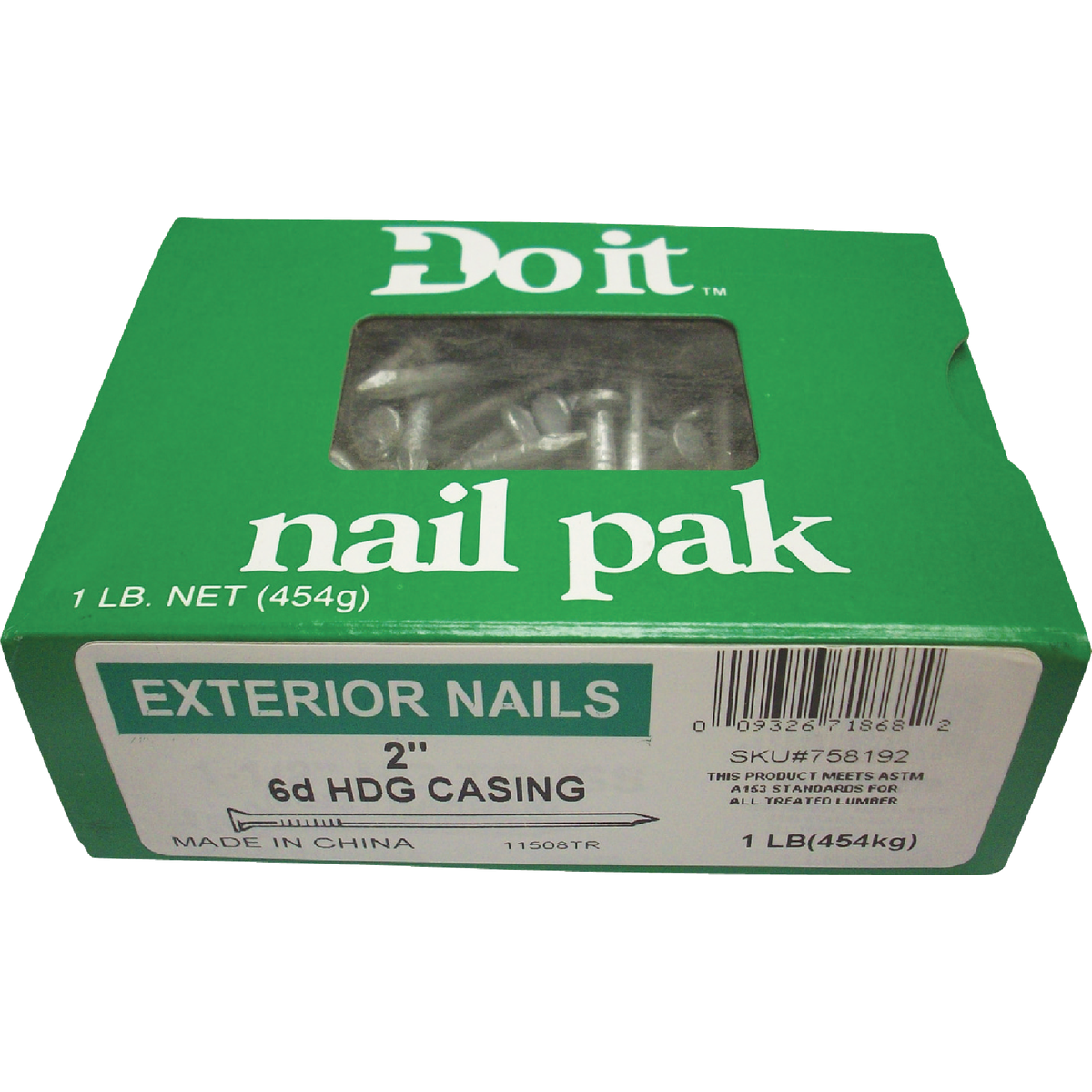 Do it 6d x 2 In. 12-1/2 ga Hot Galvanized Casing Nails (244 Ct., 1 Lb.) Image 2