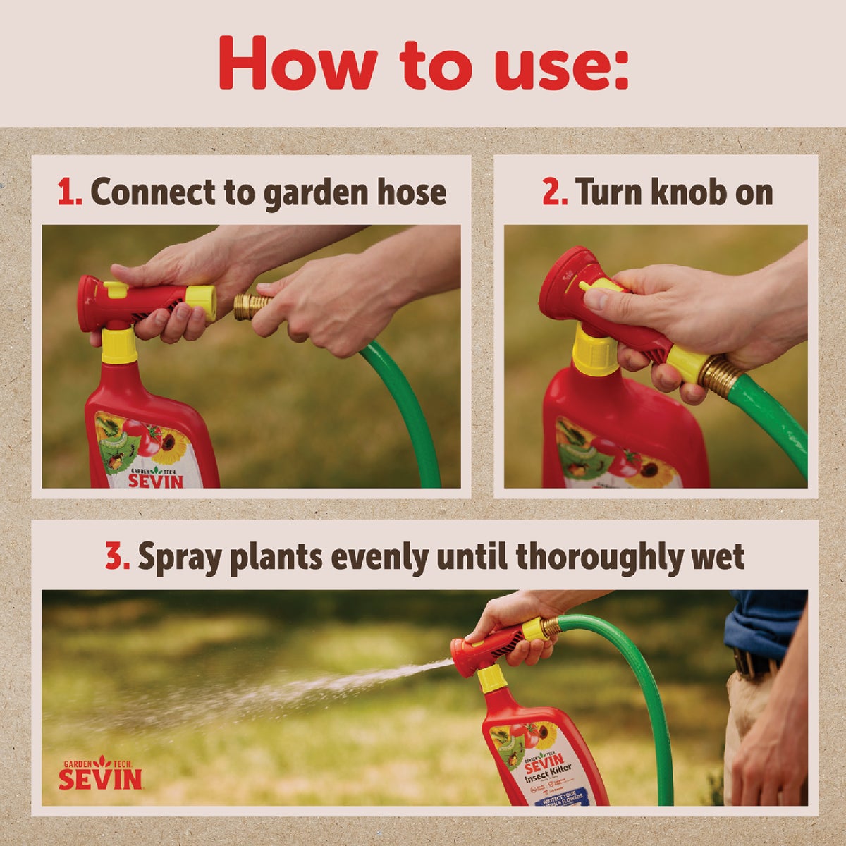 Garden Tech Sevin 32 Oz. Ready To Spray Hose End Insect Killer Image 4