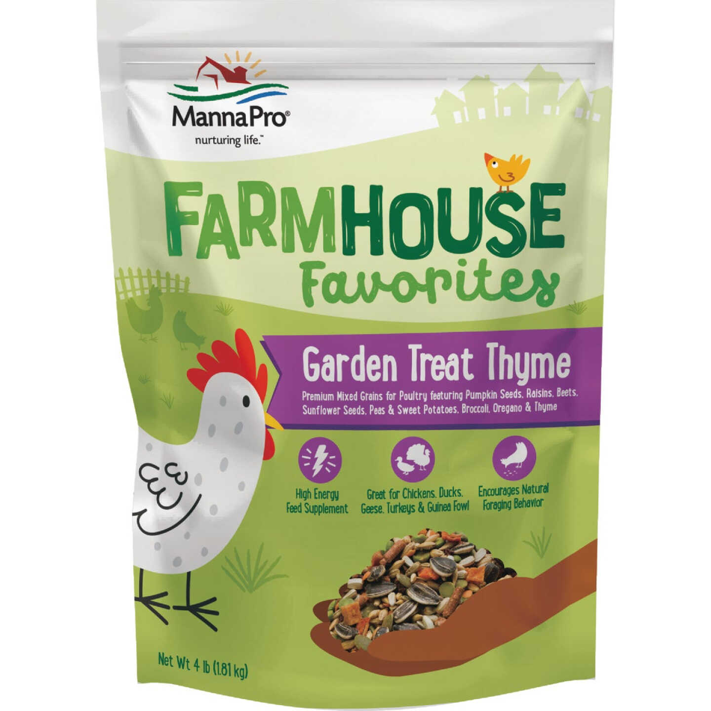 Manna Pro Farmhouse Favorites 4 Lb. Thyme Garden Treat Image 1
