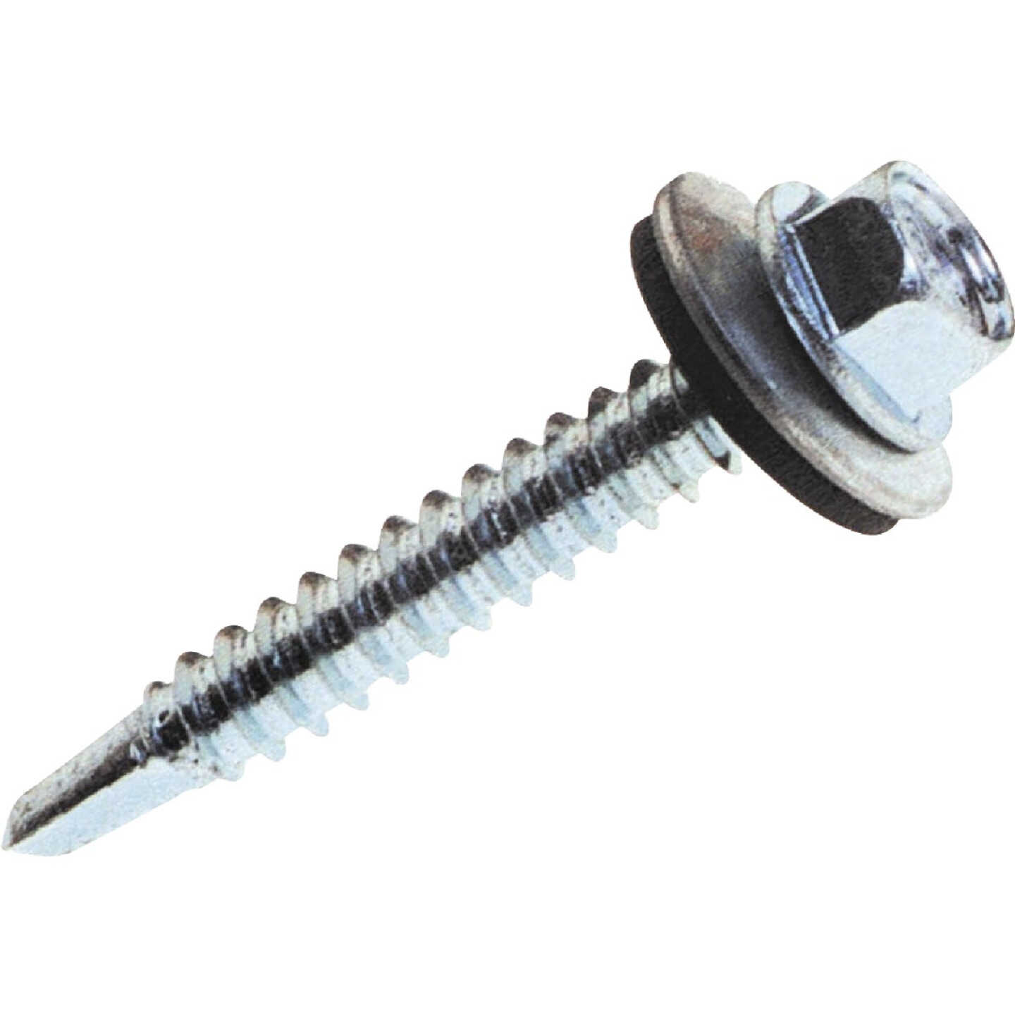Do it Best #10-#16 x 2 In. Hex Washer Head Metal to Wood Screw (340-Count) Image 1