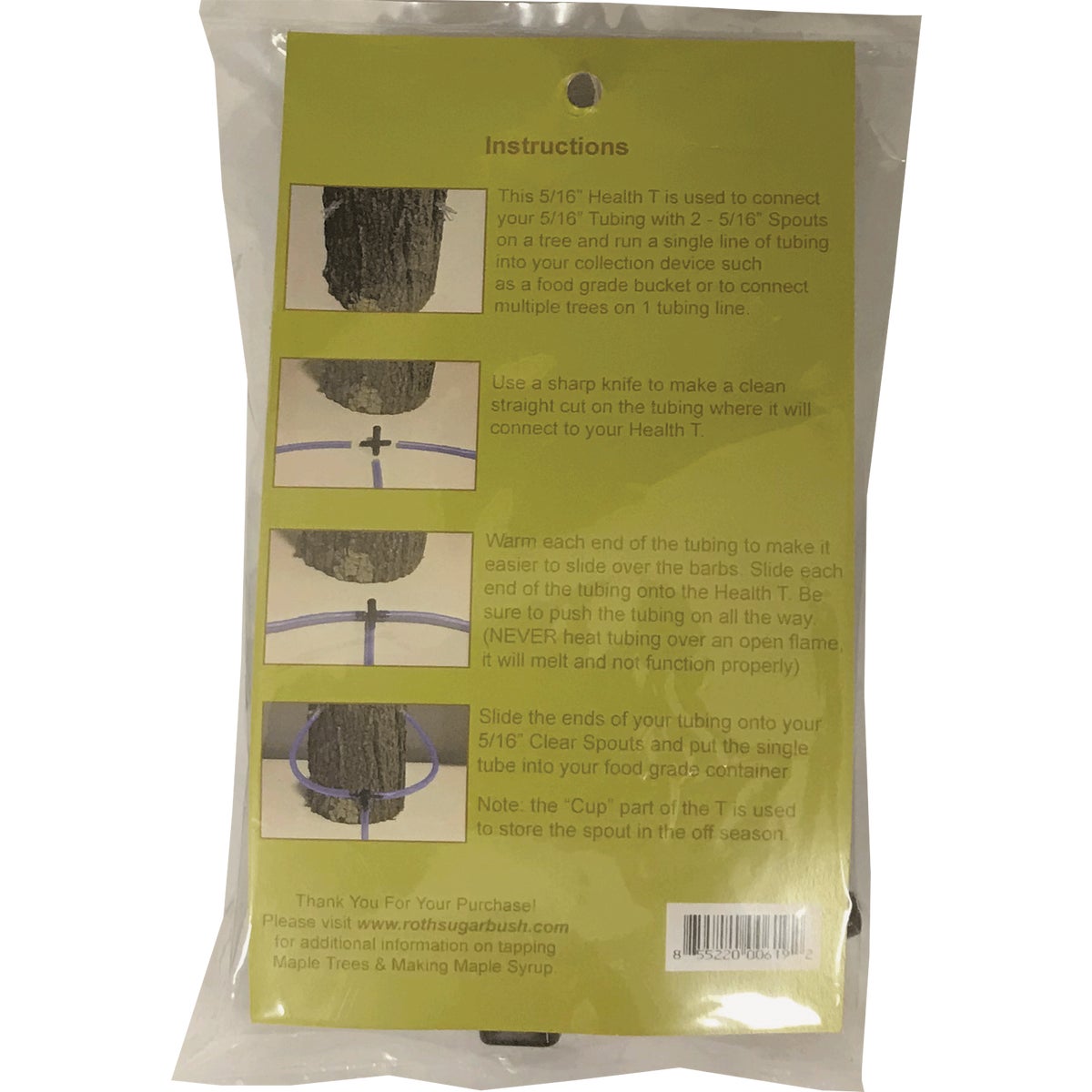 CDL 5/16 In. Maple Tubing Tee (12-Pack) Image 2