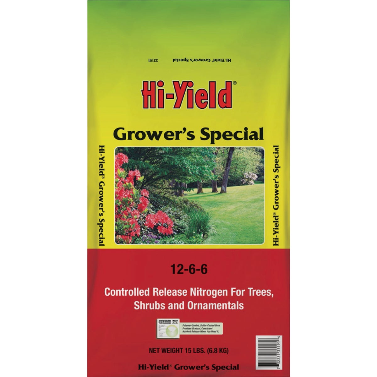 Hi-Yield Grower's Special 15 Lb. 12-6-6 Controlled Release Nitrogen