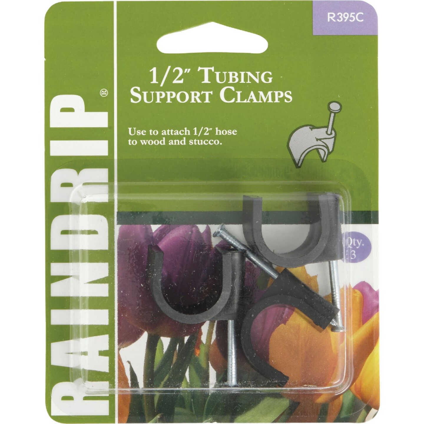 Raindrip 1/2 In. Tubing Mounting Clamp (3-Pack) Image 1