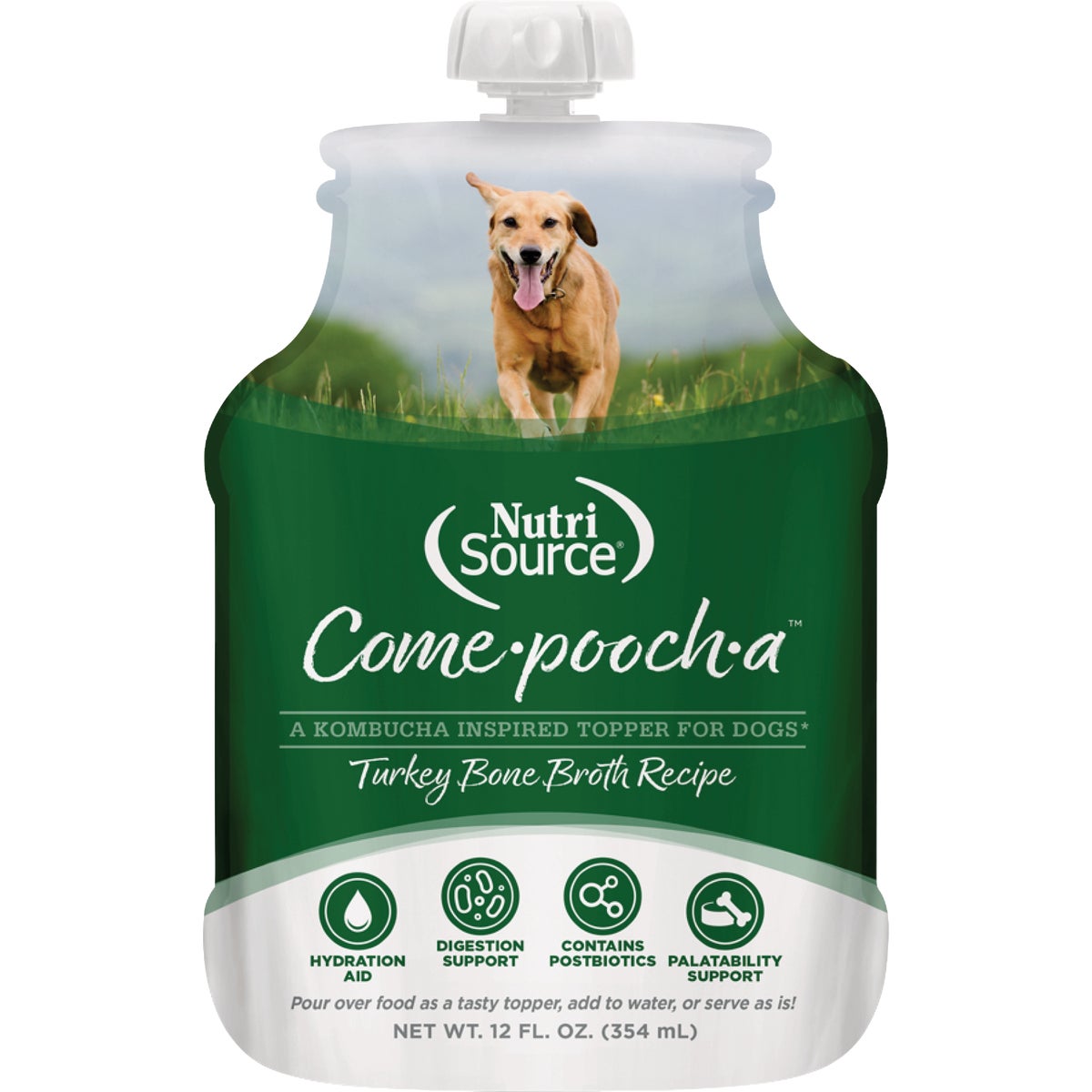 NutriSource Come-Pooch-a 12 Oz. Turkey Bone Broth Recipe
