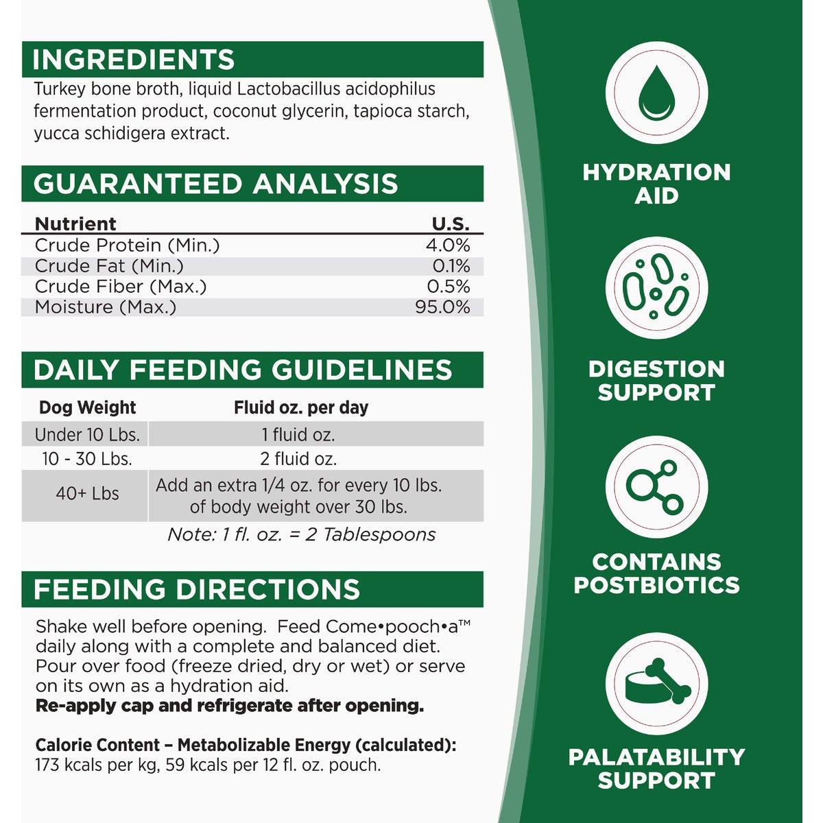 NutriSource Come-Pooch-a 12 Oz. Turkey Bone Broth Recipe Image 2
