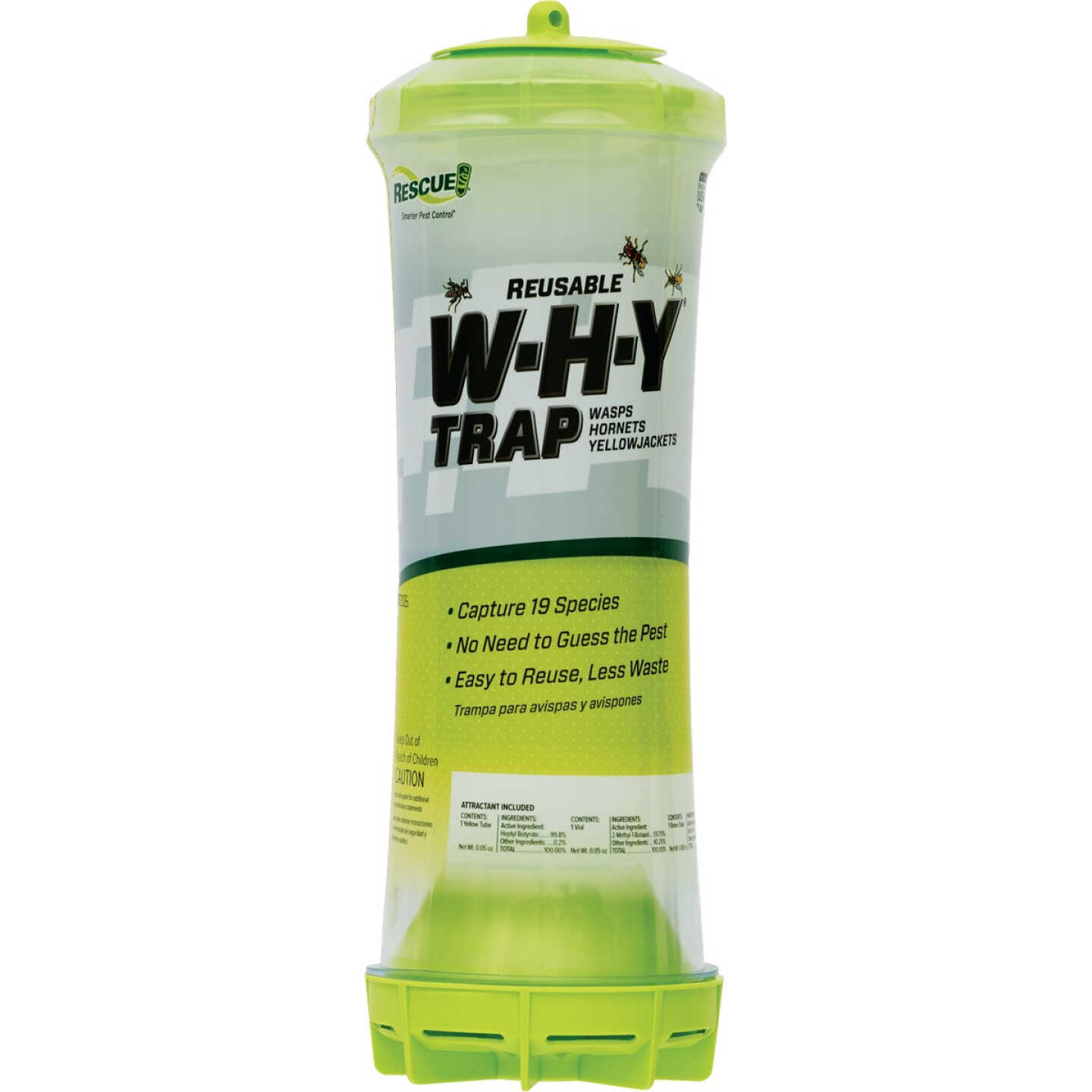 Rescue WHY Reusable Wasp, Hornet, & Yellow Jacket Trap Image 6