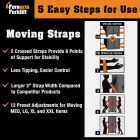 Forearm Forklift 700 Lb. Capacity Moving Straps Image 2