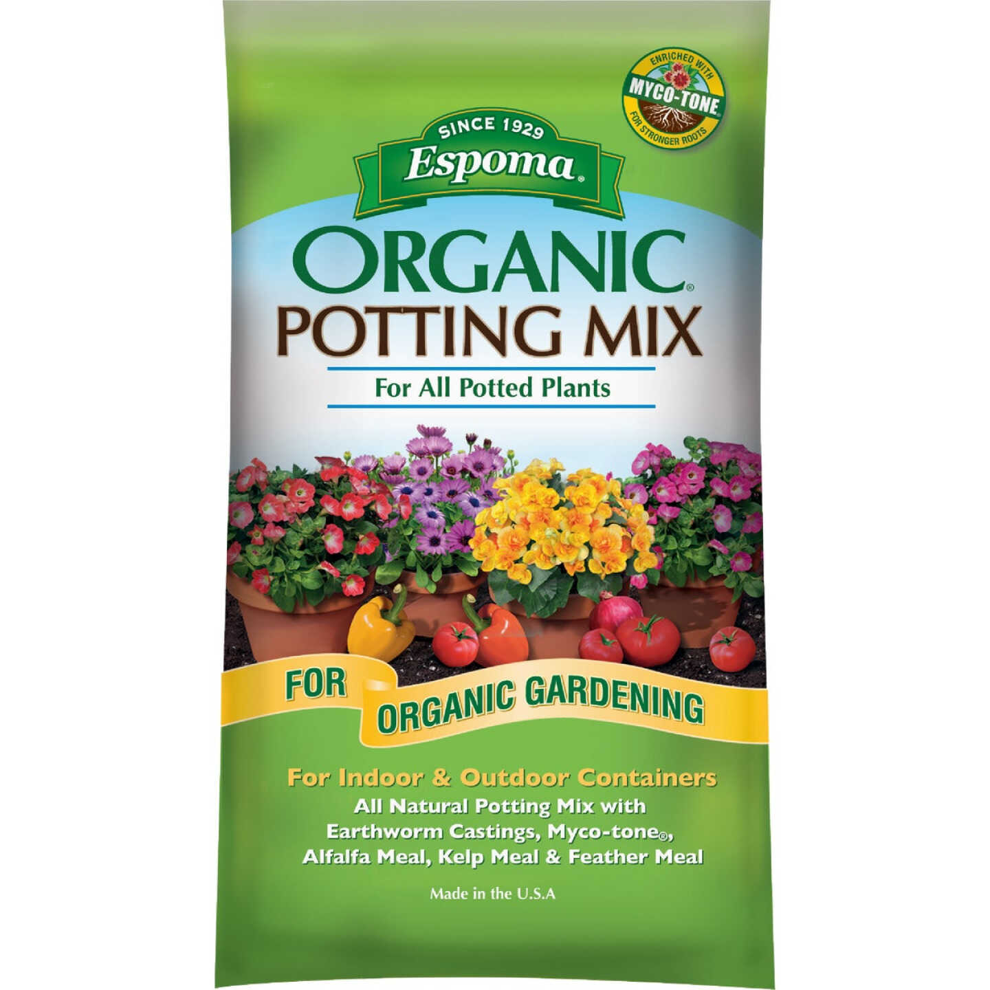 Espoma Organic 16 Qt. Premium Potting Mix Image 1