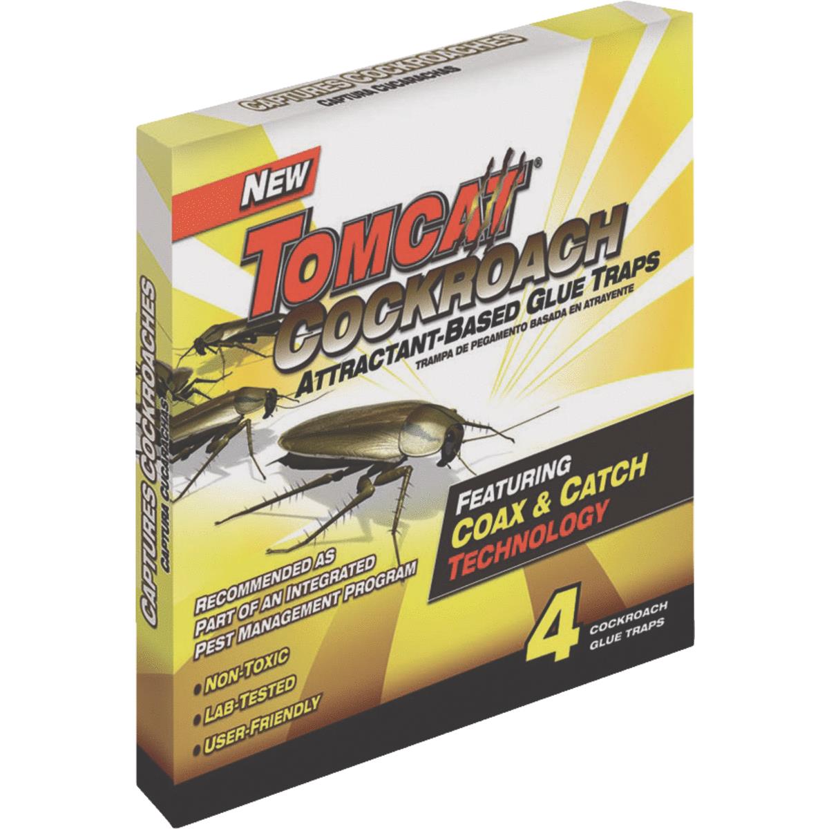 4PK GLUE ROACH TRAPS