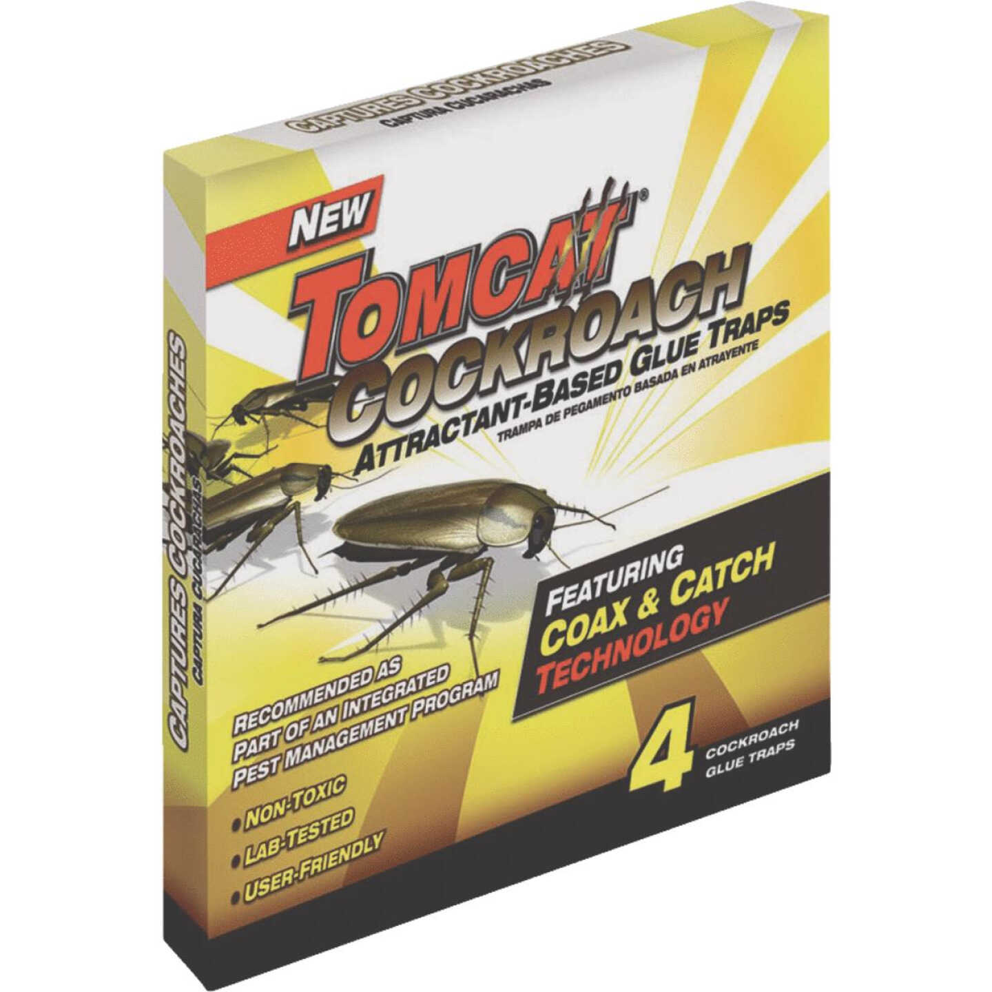 4PK GLUE ROACH TRAPS Image 1