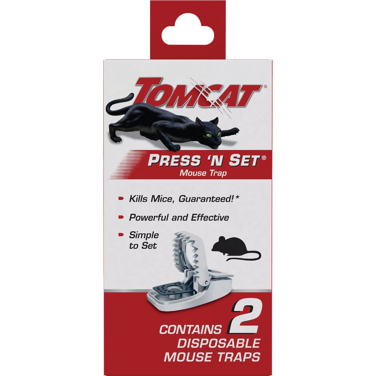 Tomcat Press 'N Set Mechanical Mouse Trap (2-Pack)