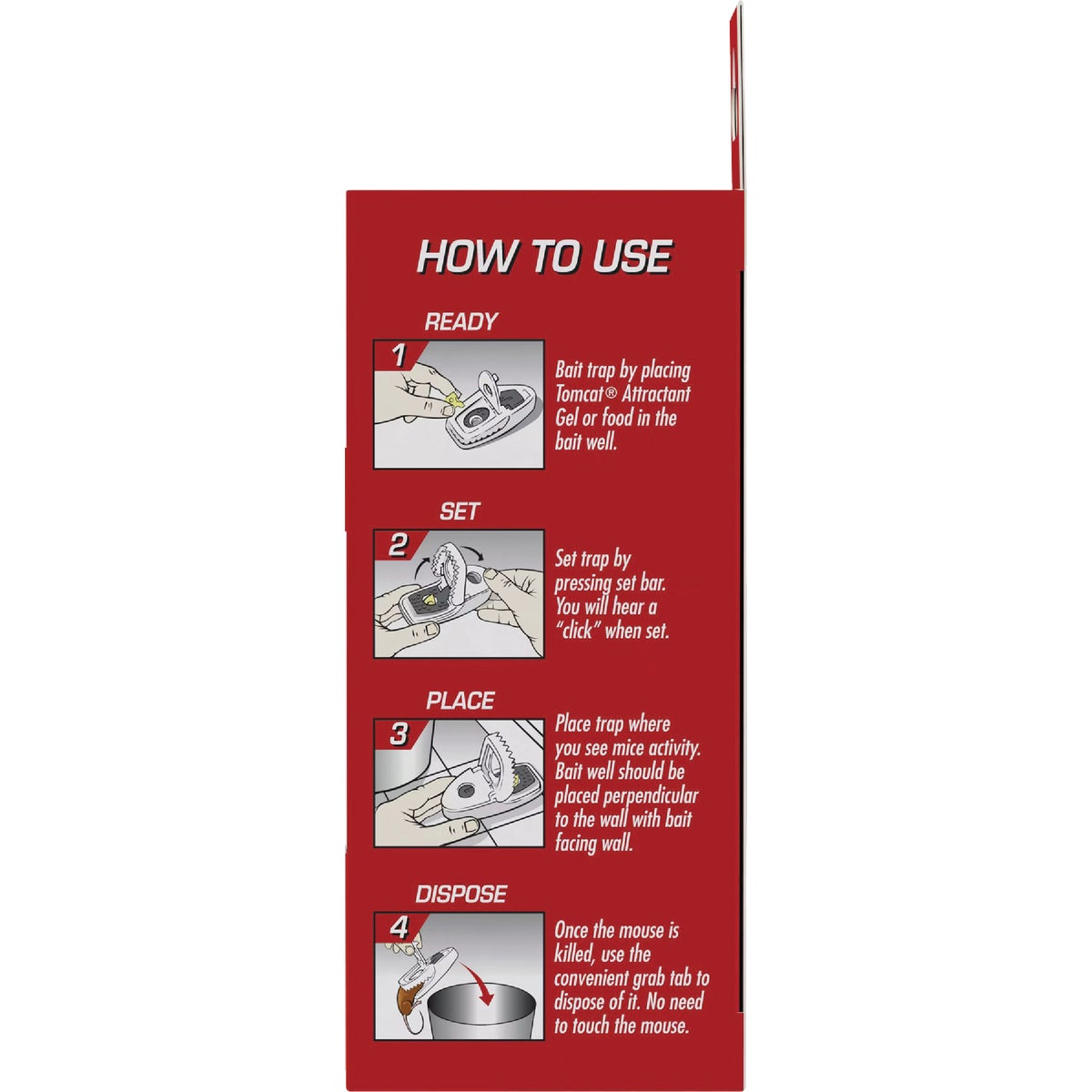 Tomcat Press 'N Set Mechanical Mouse Trap (2-Pack) Image 3