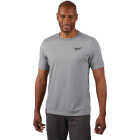 Milwaukee FREEFLEX Men's Medium Gray Hybrid Short Sleeve Work Shirt Image 1