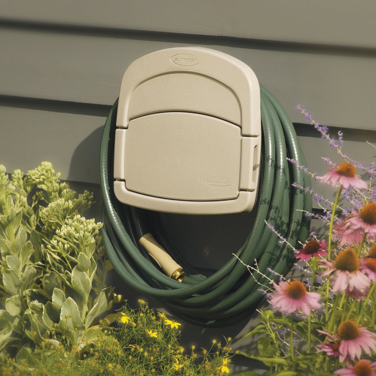 Suncast HangOut 150 Ft. Deluxe Wall Mount Hose Hanger Image 2