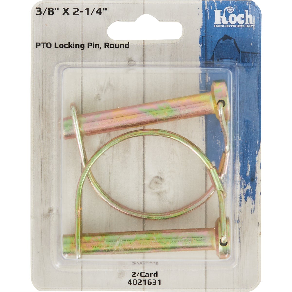 Koch 3/8 In. x 2-1/4 In. Round Loop Lock Pin (2-Pack) Image 2