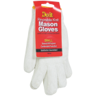 Do it Men's Small Reversible Knit Polyester Mason Glove, White Image 2