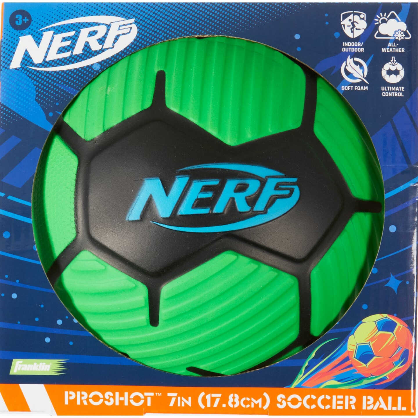 Franklin Nerf ProShot 7 In. Foam Soccer Ball Image 2