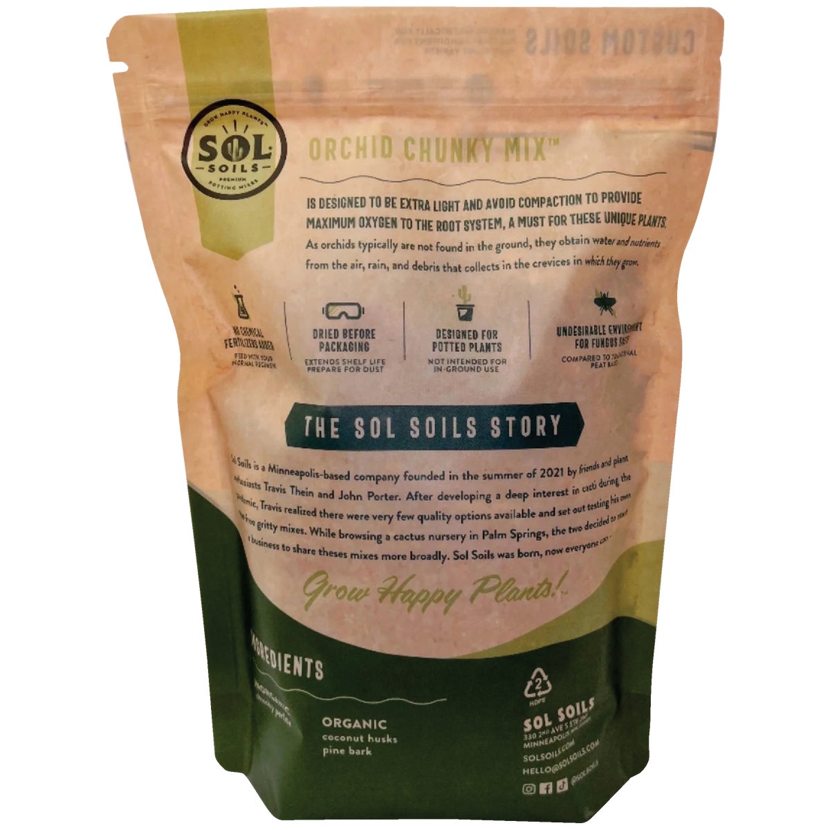 Sol Soils 2 Qt. Orchid Chunky Mix Image 6