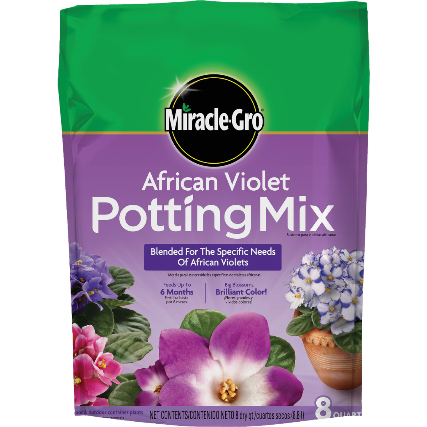 Miracle-Gro 8 Qt. African Violet Potting Mix Image 1